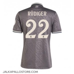 Real Madrid Antonio Rudiger #22 Kolmaspaita 2024-25 Lyhythihainen